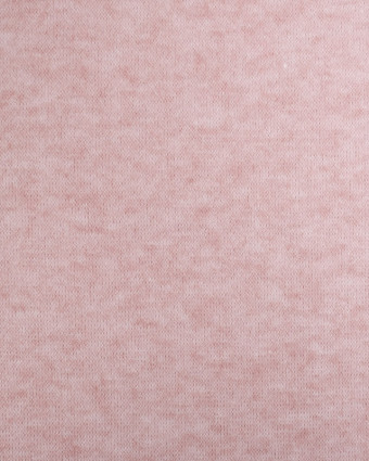 Tissu Maille Très Douce Rose Poudré - Mercerine