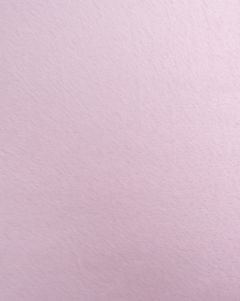 Tissu doudou uni rose au mètre - Mercerine