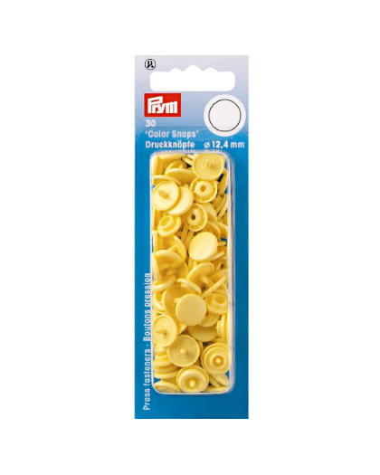 Bouton pression jaune banane Color Snaps Prym - Mercerine