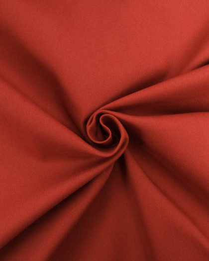 Coton Stretch Terracotta - Mercerine