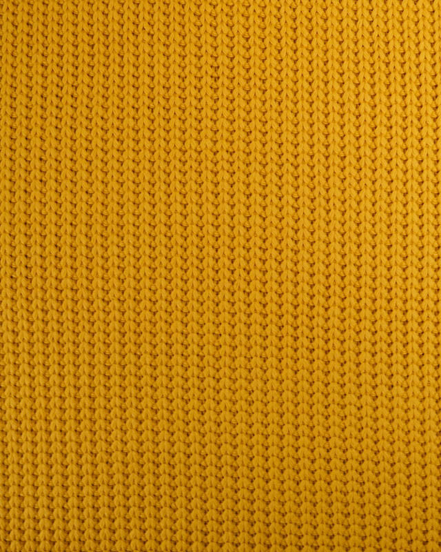 Maille Tricot Lourde  Moutarde  - Mercerine