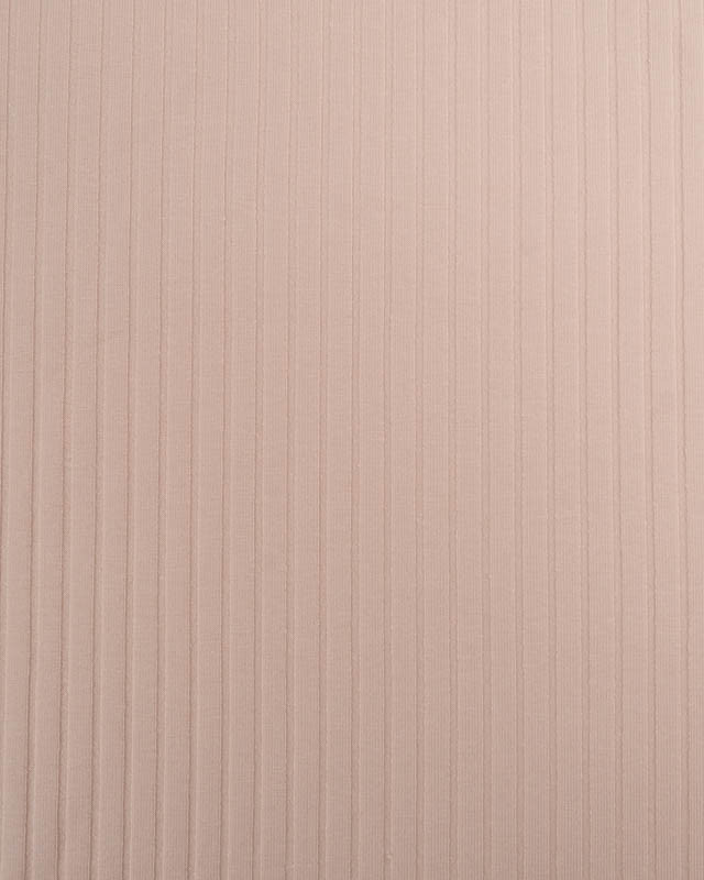 Tissu Jersey Côtelé Uni Nude - Mercerine