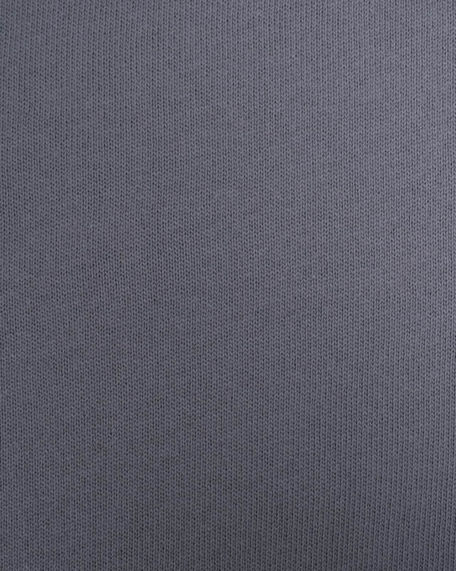 Tissu Maille Tricot Uni Gris - Mercerine