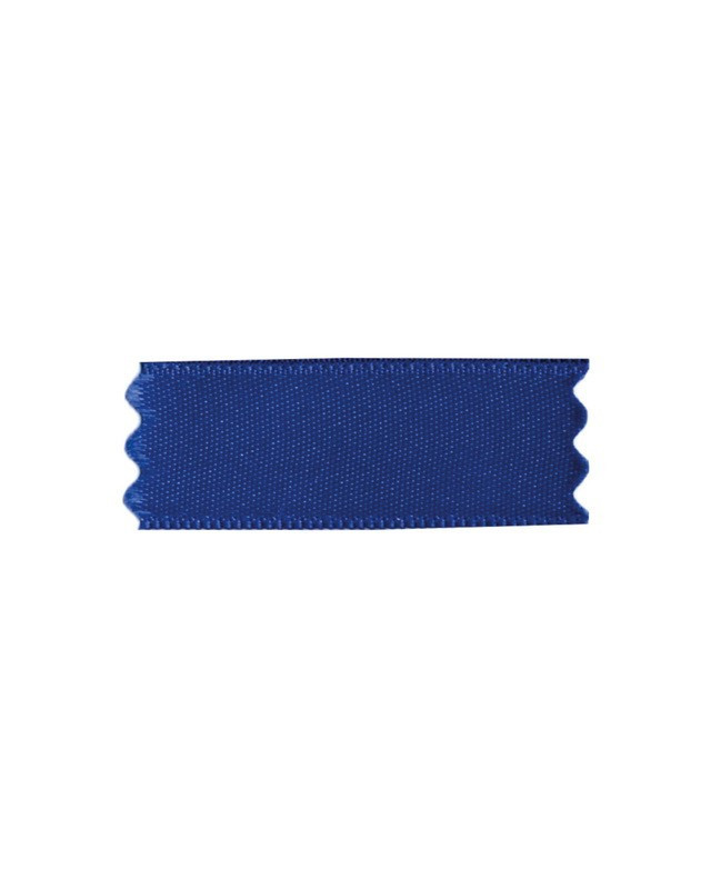 Ruban satin bleu roi