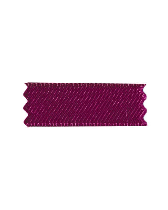 Ruban satin violet tulipe