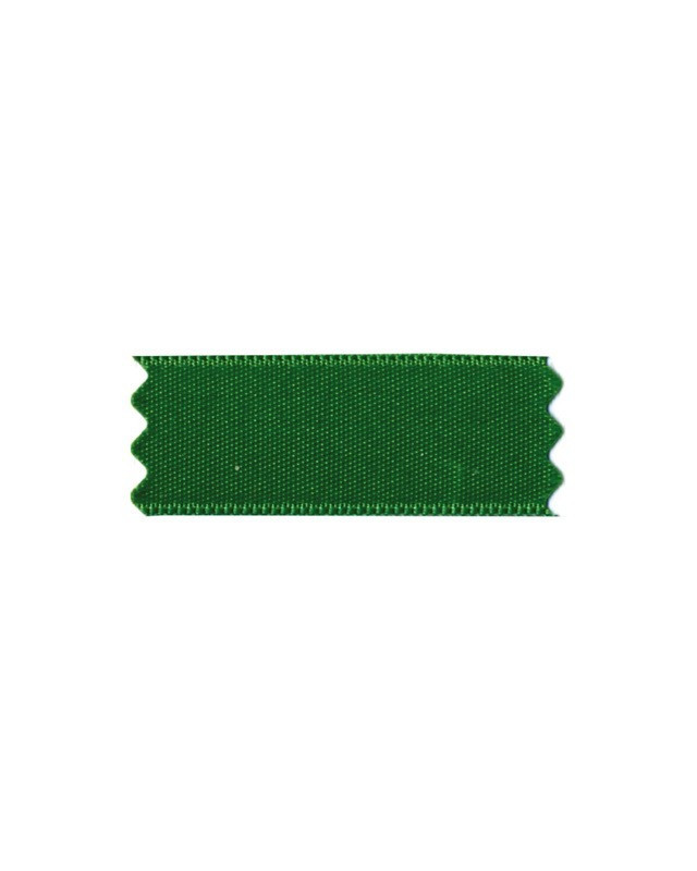 Ruban satin vert profond