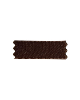 Ruban satin brun