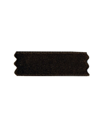 Ruban satin marron macchiato