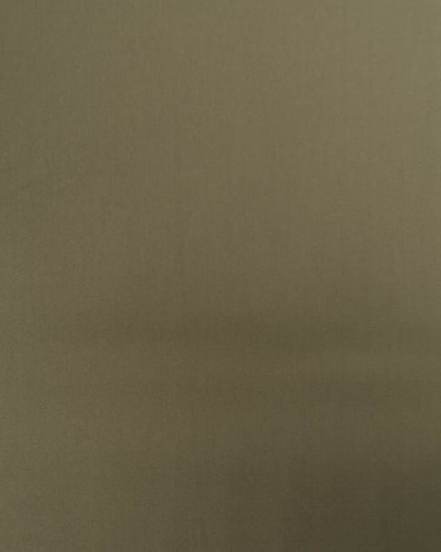 Popeline De Coton Premium Kaki Unie Oeko-Tex - Mercerine