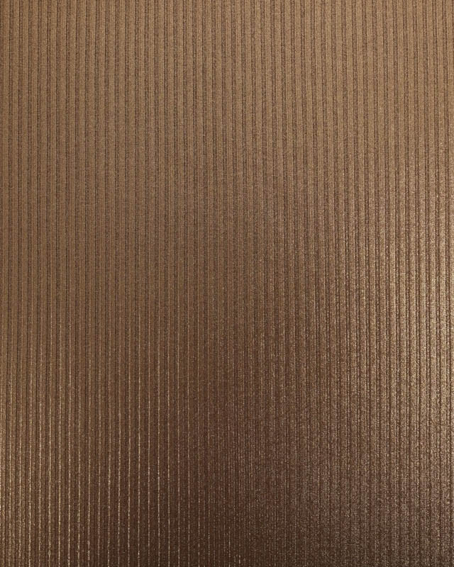 Tissu Jersey Côtelé Marron Brillant Doré - Mercerine