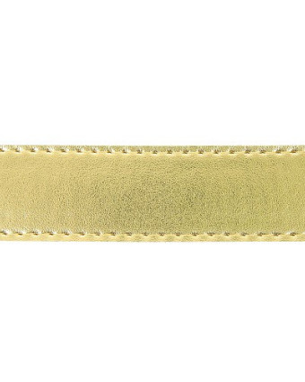 Sangle simili cuir or - Mercerine