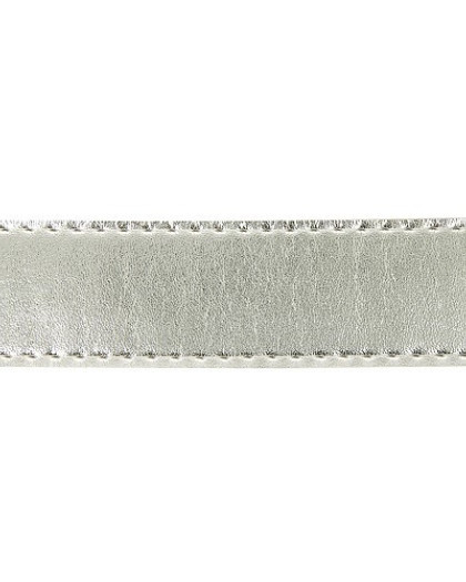 Sangle Simili Cuir Argent - Mercerine