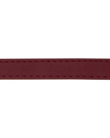 Sangle Bordeaux simili cuir - Mercerine