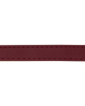 Sangle Simili Cuir Rouge Bordeaux 15mm