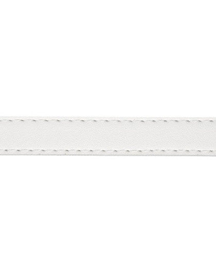 Sangle Simili Cuir Blanc 15mm - Mercerine