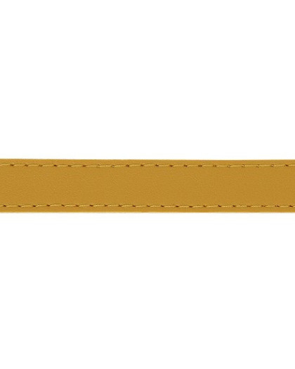 Sangle simili cuir moutarde