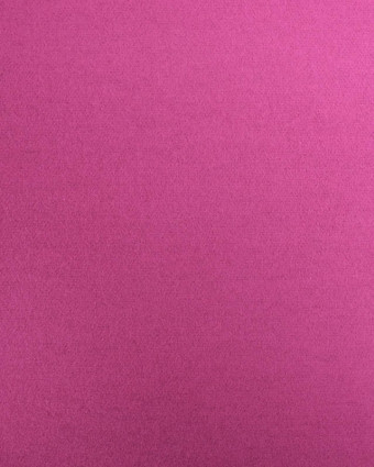 Tissu Effet Drap de Laine Uni Framboise - Mercerine