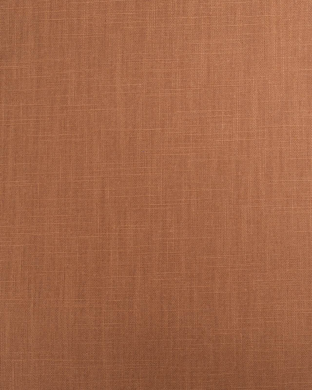 Tissu 100% Lin Uni Caramel - Mercerine