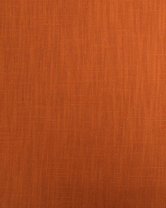 Tissu 100% Lin Uni Cognac - Mercerine