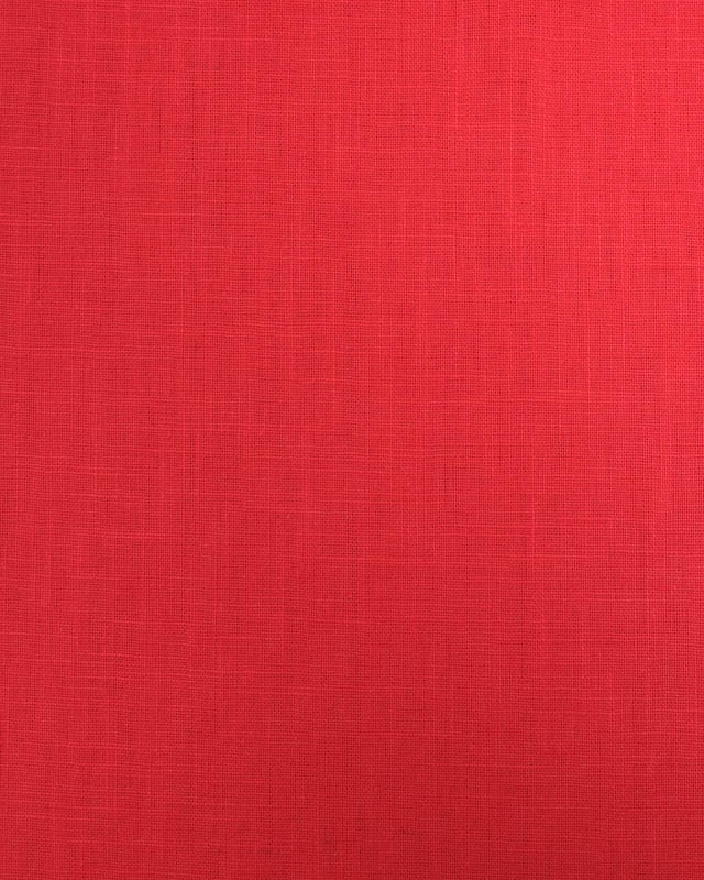 Tissu 100% Lin Uni Rouge - Mercerine