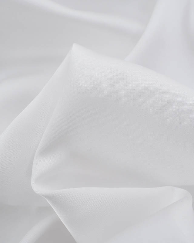 Satin de Viscose Uni Blanc Optique - Mercerine