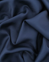 Satin de Viscose Uni Navy