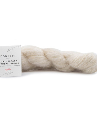 Fil à tricoter Silk alpaca natural colors de Katia - Mercerine
