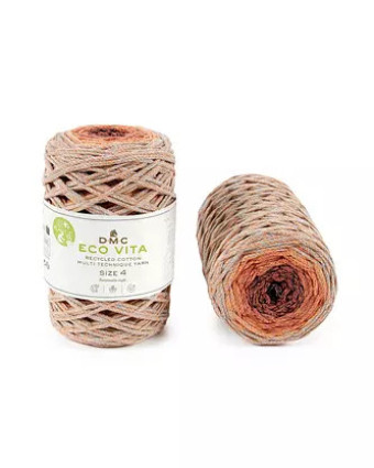 Coton recyclé Macramé Eco Vita 4 / Nova Vita 4 Multico DMC  - Mercerine