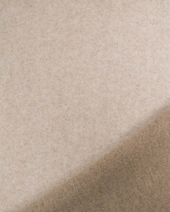 Tissu Lainage Chevron Beige - Mercerine