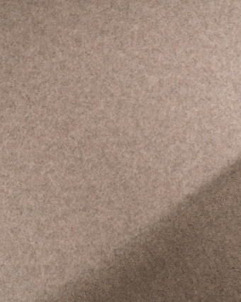 Tissu Lainage Epais Taupe Chiné - Mercerine