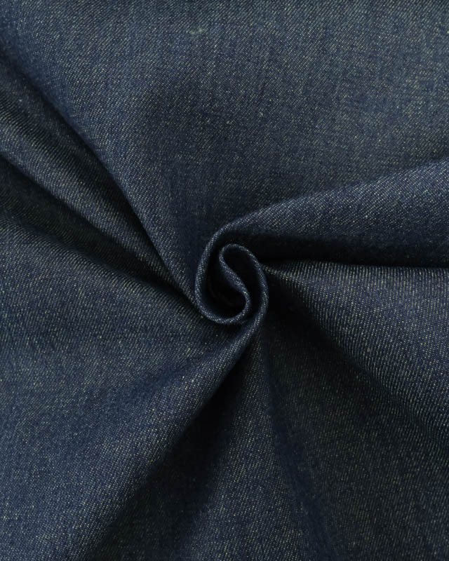 Tissu Jean Bicolore Vert Citron - Mercerine