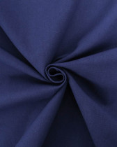 Tissu Demi Natté Uni Navy - Oeko-Tex