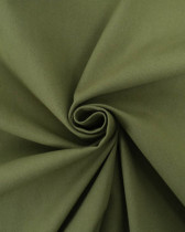 Tissu Demi Natté Uni Kaki Foncé - Oeko-Tex
