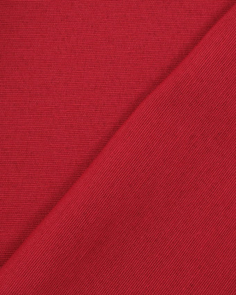 Tissu PolyCoton Uni Grande Largeur Cherry - Mercerine