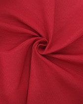 Tissu PolyCoton Uni Enduit Cherry