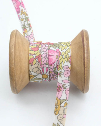 Biais Margaret Annie Liberty Fabrics@ Rose - Mercerine