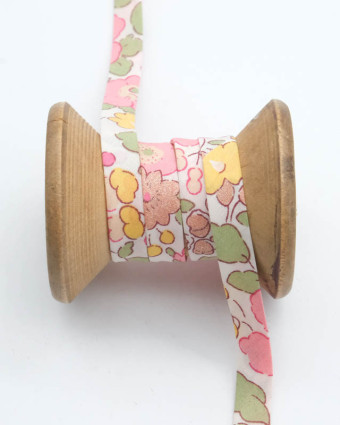 Biais Liberty Fabrics@ Betsy Rose Pailleté- Mercerine