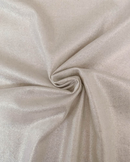 Viscose Lin Mini Pois Argentés - Mercerine