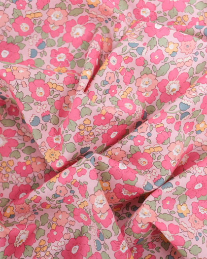 Tissu Liberty Fabrics@ Betsy Meadow Rose - Mercerine