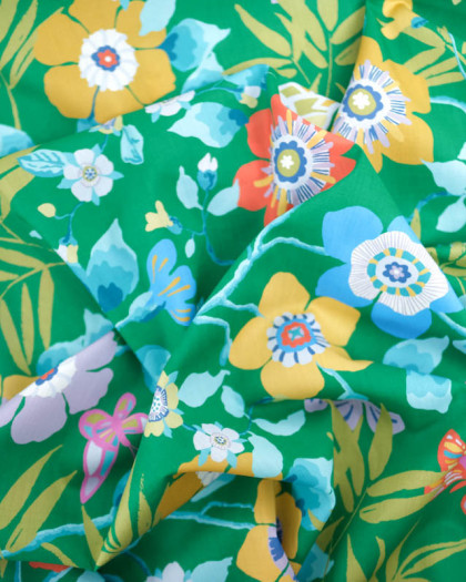 Tissu Liberty Fabrics@ Pavilion Vert - Mercerine