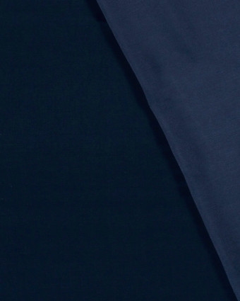 Viscose Satin Unie Bleu Marine - Mercerine