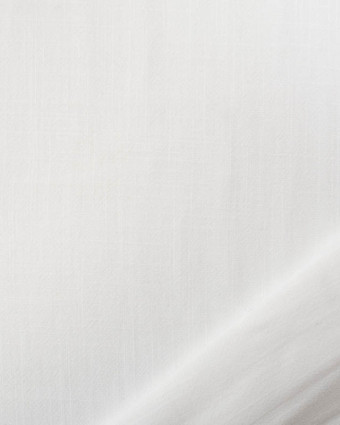 Tissu Lin Lavé Viscose blanc - Mercerine