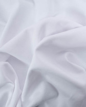 Tissu Jersey Interlock Blanc