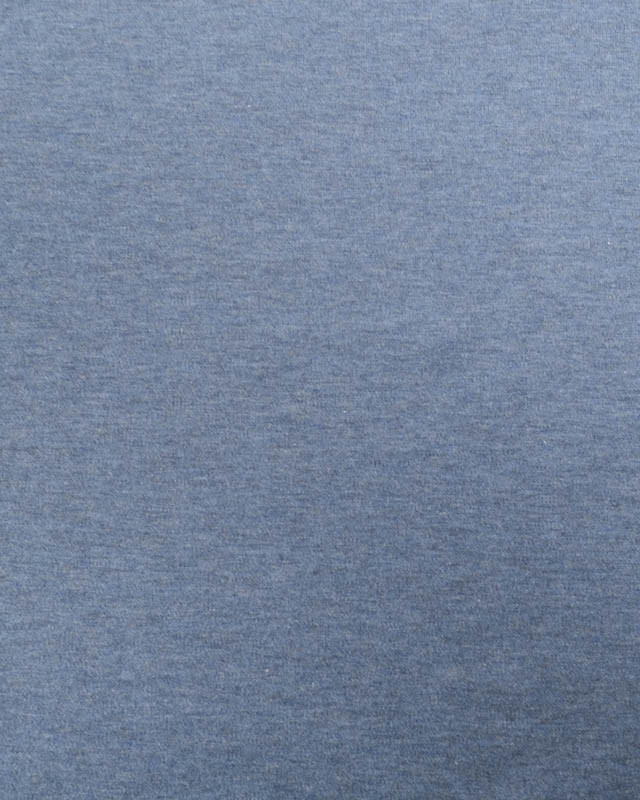 Tissu Jersey Interlock  Denim Chiné - Mercerine