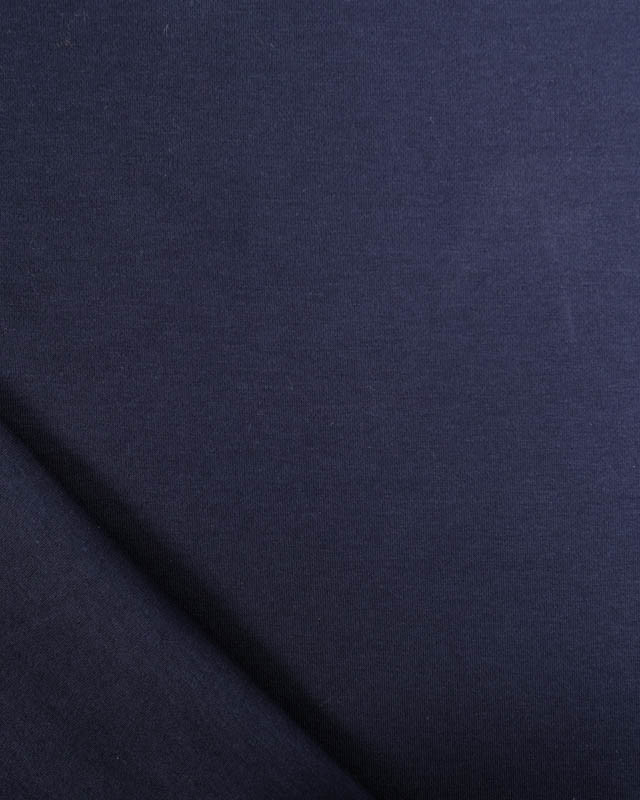 Tissu Jersey Interlock Marine - Mercerine