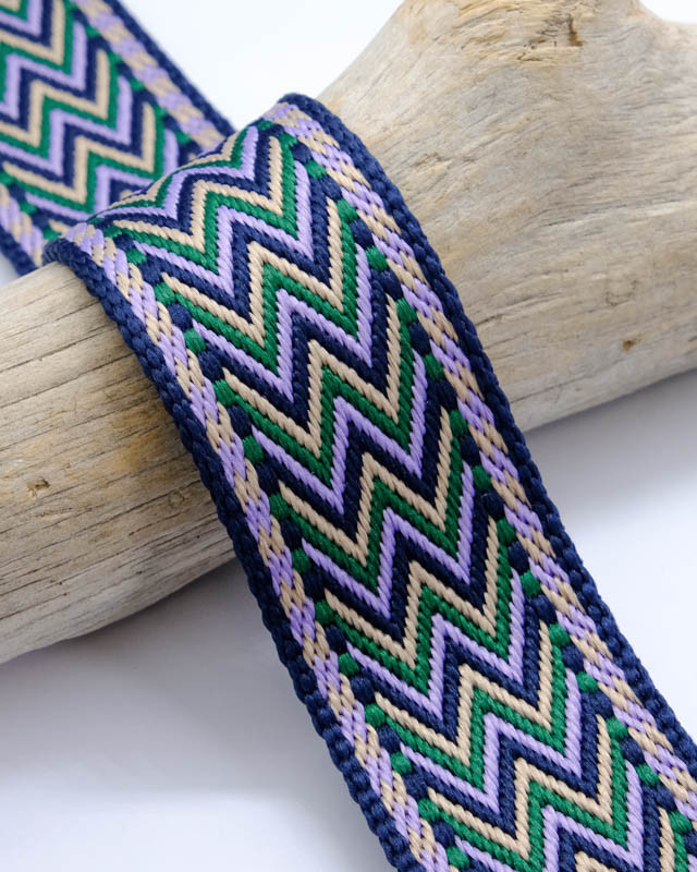 Sangle Fantaisie Chevrons Zigzag - Mercerine