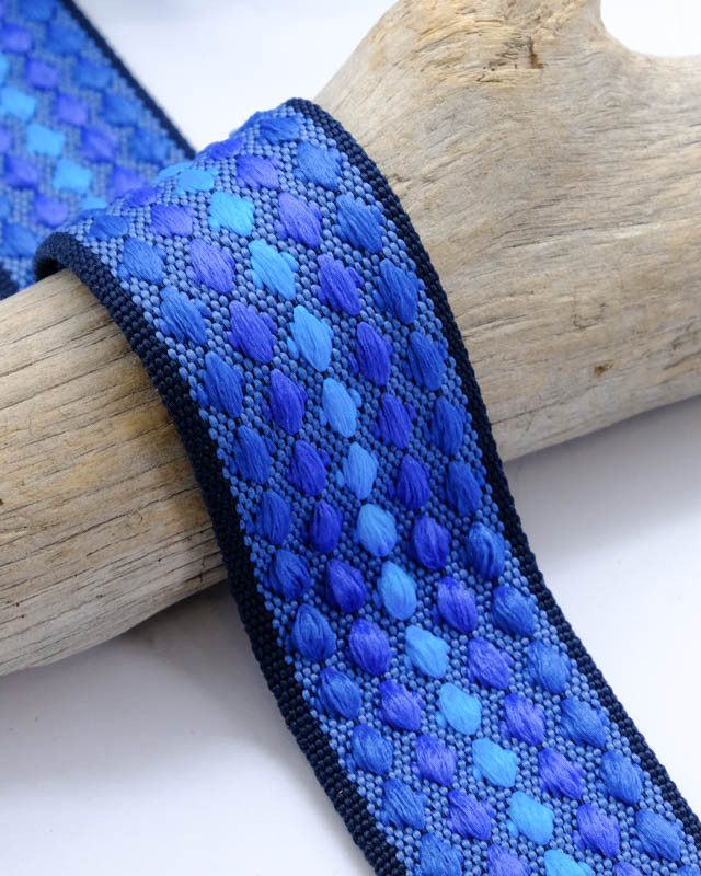 Sangle Fantaisie Losanges Multicolores Mercerine