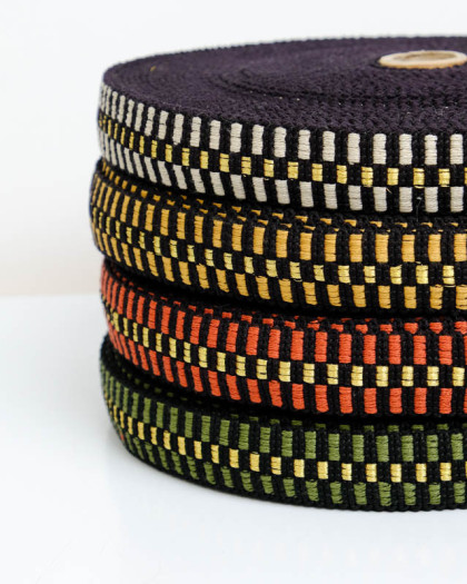 Sangle Fantaisie Damier Lurex - Mercerine