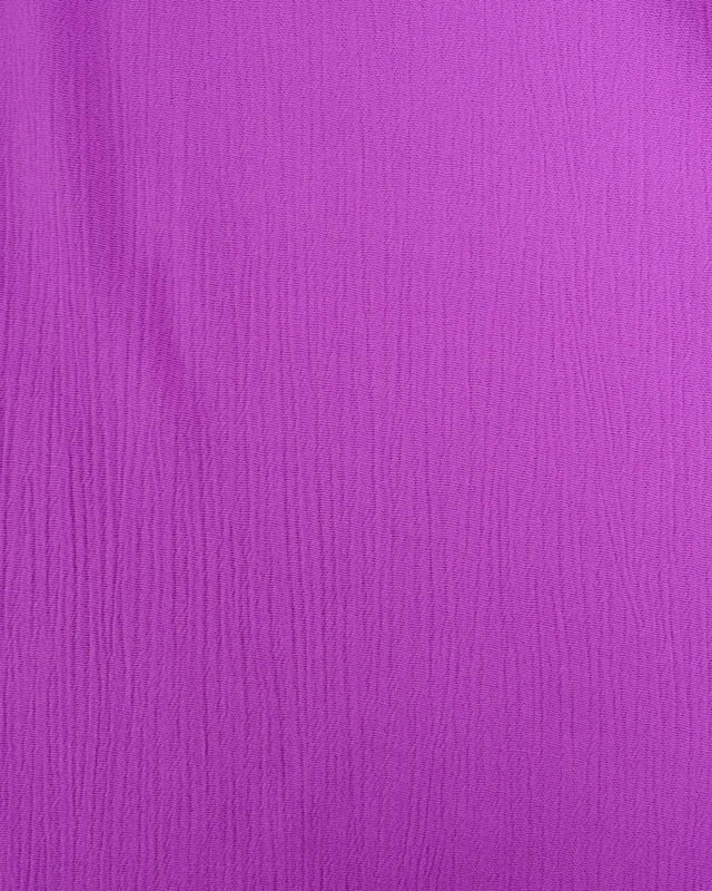 Viscose Crinkle Unie Mauve - Mercerine