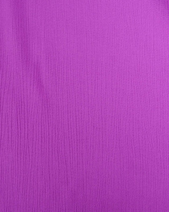 Viscose Crinkle Unie Mauve - Mercerine